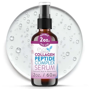Kollagen Peptid Serum 2oz - Anti-Aging Gesichtsbehandlung mit Hyaluronsäure, Tanne - Bild 1 von 14