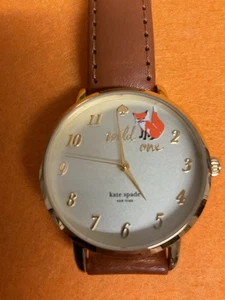 Kate Spade New York Wild One Fox Uhr Neu mit Etikett Sammler EUC Neue Batterie RAR - Bild 1 von 6