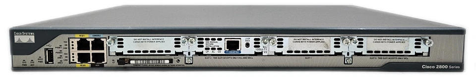 Cisco 2801 Integrated Services Router 2-Port Ethernet Serial - Image 1 of 4