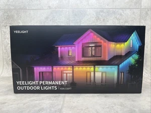 YEELIGHT Smart Outdoor Permanent String Light, 150 Ft- Christmas, Holidays- New! - Picture 1 of 7