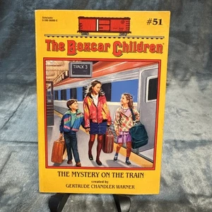The Boxcar Children Book #51 The Mystery On The Train by Gertrude Warner - Picture 1 of 6