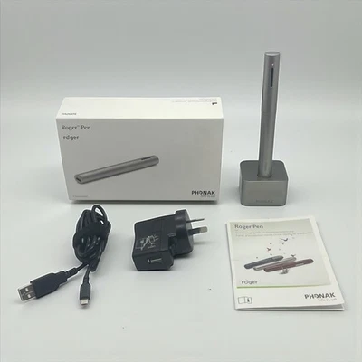 Dispositivo de escucha asistida con micrófono inalámbrico Phonak Roger Pen 1.1 - Probado Foto 1 de 4