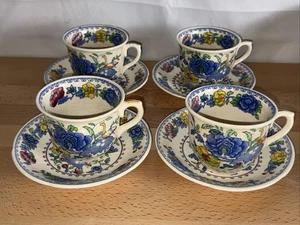 VINTAGE MASON'S REGENCY PLANTAGE KOLONIALE TEETASSE UND UNTERTASSE ~ 4ER SET - Bild 1 von 15
