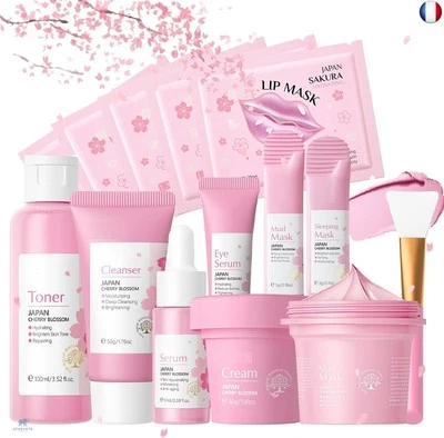 Kit de soin du visage pour filles et femmes, kit de soins de la peau anti-rides - Photo 1/4