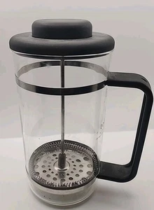 Cafetera prensa francesa Bodum vintage 32 oz vidrio negro 4 tazas - Imagen 1 de 4