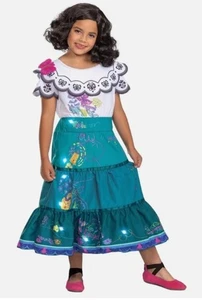 Disney Niñas Encanto Mirabel Vestido Iluminado Halloween Disfraz Mediano 7+ - Imagen 1 de 1