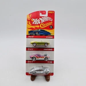 Hot Wheels Classics Series 3 - 3 Pack: 69 Camaro Rodger Dodger 40 Ford - Picture 1 of 9