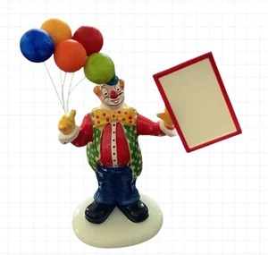 DEPT 56 #55021 Send In The Clown! Customizable Snow Village Christmas Accessory - Picture 1 of 10