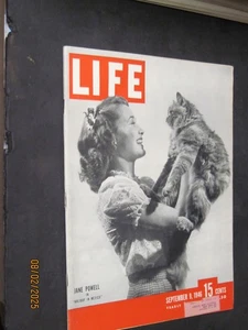 Life Magazine 1946 September 9 Jane Powell Buy 4 Free S/H - Picture 1 of 2