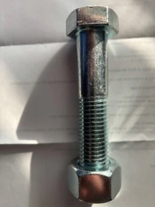 1" x 41/2" 8 Hex Bolts with Nuts 307a - Hot Dip Galvanized set of 16 pcs - Picture 1 of 4
