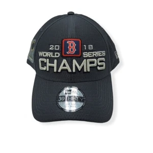 New Era Boston Red Sox 2018 World Series Champions Locker Room 39THIRTY Flex Hat - Picture 1 of 6