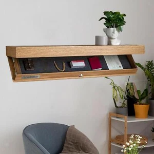 Mensola sospesa nascosta Decorazione domestica creativa per dormitori della - Imagen 1 de 5