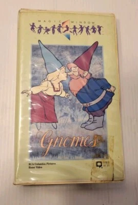Gnomes (VHS, 1985) Rare RCA Magic Window Clamshell Cult 1980 TV Movie Animation! - Image 1 of 4