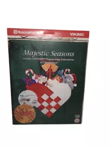 Husqvarna Viking Majestic Seasons cucito ricami disegni CD #229 LT31 - Foto 1 di 9