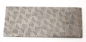 Pattern Texture Plate for Press or Rolling Mill 6 x 2.5 Inch, #10 - Picture 1 of 1