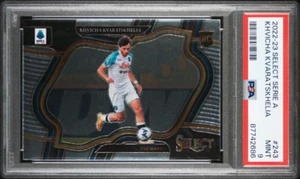 KHVICHA KVARATSKHELIA * PSA 9 * 2022-23 SELECT SERIE A #243 PSG ROOKIE CARD RC - Picture 1 of 4