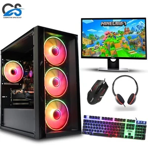 Fast Gaming PC AMD Ryzen 5 5600G / 16GB DDR4 / 1TB + 480GB SSD / Windows 11 WiFi - Picture 1 of 13