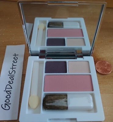 CLINIQUE Colour Surge Eye Shadow Duo  Come Heather +  New Clover Powder Blusher - Image 1 of 4