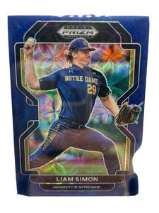 2022 LIAM SIMON Panini Prizm Draft Picks Navy Blue Scope /15