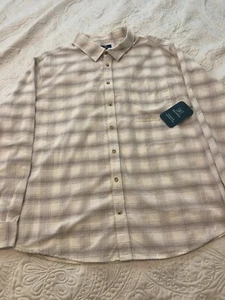 George Men's Corduroy Shirt with Long Sleeves Front button closure 1 Pocket  3XL - Picture 1 of 9