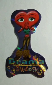 SWEET HEARTS DRAMA QUEEN BOOTS HEART JOEY HART 2005 #7 METALLIC FUN STICKER - Picture 1 of 1