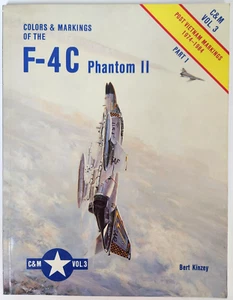 F4C Phantom II Colors Markings Post Vietnam C&M Volume 3 1985 Softcover Book - Imagen 1 de 13