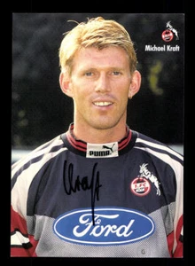 Michael Kraft Autogrammkarte 1 FC Köln 1995-96 Original Signiert + A 185089 - Picture 1 of 2