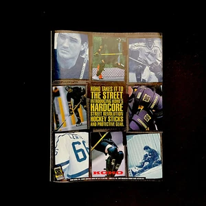 Mario Lemieux 1993 Koho Hardcore Street Revolution Hockey Stick NHL Print Ad VTG - Picture 1 of 6