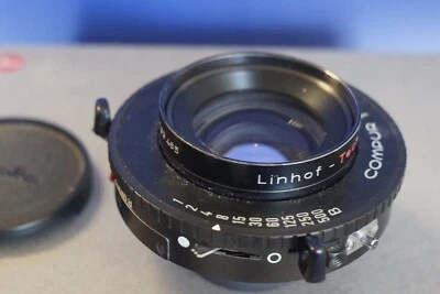RARE LINHOF TECHNIKON 100MM 2.8 COPAL #1  LENS MADE BY RODENSTOCK FOR LINHOF. - Image 1 of 4