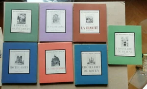 Les Vieux Hopitaux Français 7 tomes; 1 2 4 6 7 9 & 11 éd Ciba 1939 - Picture 1 of 6