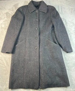 Akris Coat Alpaca / Wool Womens Size 10 ? (See Measurements) Gray - Picture 1 of 17