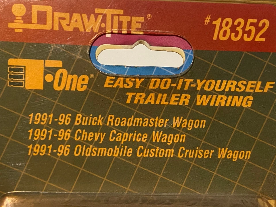 Draw-Tite 18352, CHEVY CAPRICE, BUICK ROADMASTER, OLDS CUSTOM CRUISER, NUEVO Foto 1 de 3