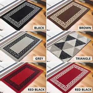 Door Mats Floor Mats Washable Non Slip Door mat Kitchen & Hall Runners - Picture 1 of 55