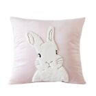 Easter Pillowcase Decorative Rabbit Cushion Cover Velvet Throw Pillow Cover