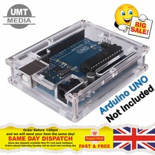 Arduino Uno R3 Acrylic Case Enclosure Shell Transparent Clear Computer Box