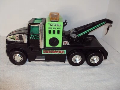 Grúa de remolque Tonka Nite Prowler de segunda mano PIEZAS NO PROBADAS Foto 1 de 4