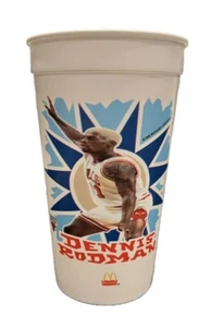 Vintage 1996 McDonalds Chicago Bulls Dennis Rodman Collectible Cup NEW Old Stock - Picture 1 of 5