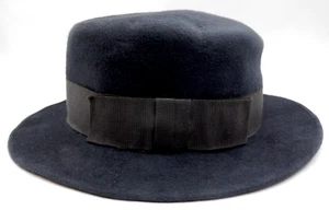 OGNIBENE ZENDMAN ELIZABETH ARDEN SALON BOLERO HAT, MADE IN ITALY, SIZE 7-1/4 - Picture 1 of 16