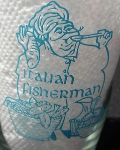 ITALIAN FISHERMAN Drinking Glass - Picture 1 of 3