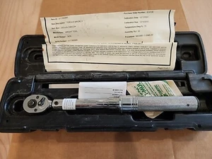 Wright Tool Micrometer Torque Wrench 3478 With Calibration Test - Picture 1 of 3