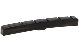 Hosco HSBK-NS1/9.5 Black Bone Nut for Fender 9.5" radius Pre-slotted and Shaped - Picture 1 of 3