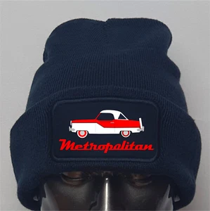 Retro Vintage Classic Nash Metropolitan Auto Image Premium Qualität Beanie Mütze - Bild 1 von 1