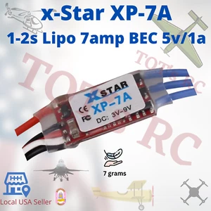 X-Star XP-7amp 1s or 2s Brushless ESC BEC 5v 1a - Picture 1 of 9
