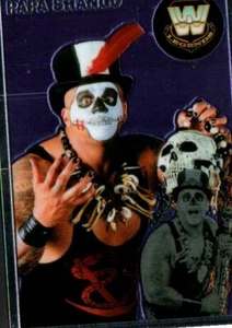 Tarjeta de lucha libre Topps Heritage II 2007 cromada de las leyendas de la WWE #82 Papa Shango - Imagen 1 de 2