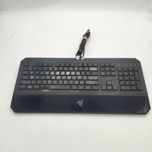 Razer DeathStalker RZ03-0080 Keyboard Black Silent Anti Ghosting USB FREE S/H - Picture 1 of 12