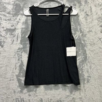 Camiseta sin mangas Beyond Yoga para mujer gris medio Spacedye ligera Athelisure Foto 1 de 4