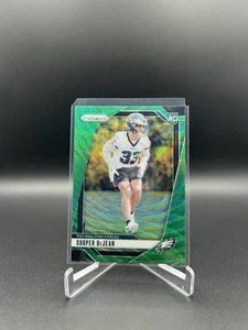 2024 Panini Prizm Rookies Cooper DeJean Green Prizm Philadelphia Eagles - Picture 1 of 2