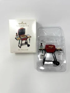 Oh che griglia NUOVA! Hallmark Keepsake Ornament 2006 bistecca saluto stagionato nuovo con scatola - Foto 1 di 13
