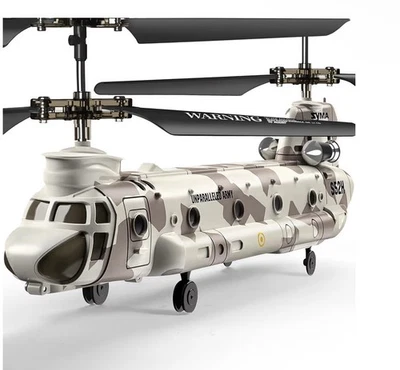 SYMA Remote Control Helicopter, S52H Chinook Military Transport RC, OPEN BOX - Image 1 of 4