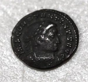 CONSTANTINE THE FIRST ROMAN BRONZE COIN 4TH CENTURY AD VF CONDITION - Picture 1 of 3